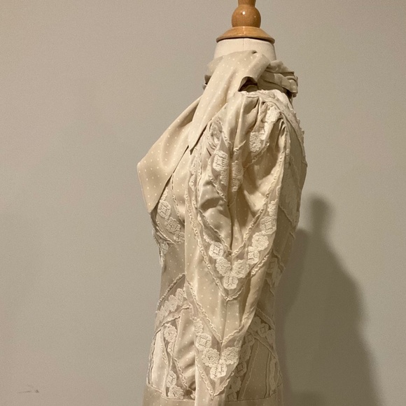 ZIMMERMANN UNBRIDLED CHEVRON PANEL TOP. COLOR: BEIGE, SIZE 1AU (6US). - Picture 3 of 16